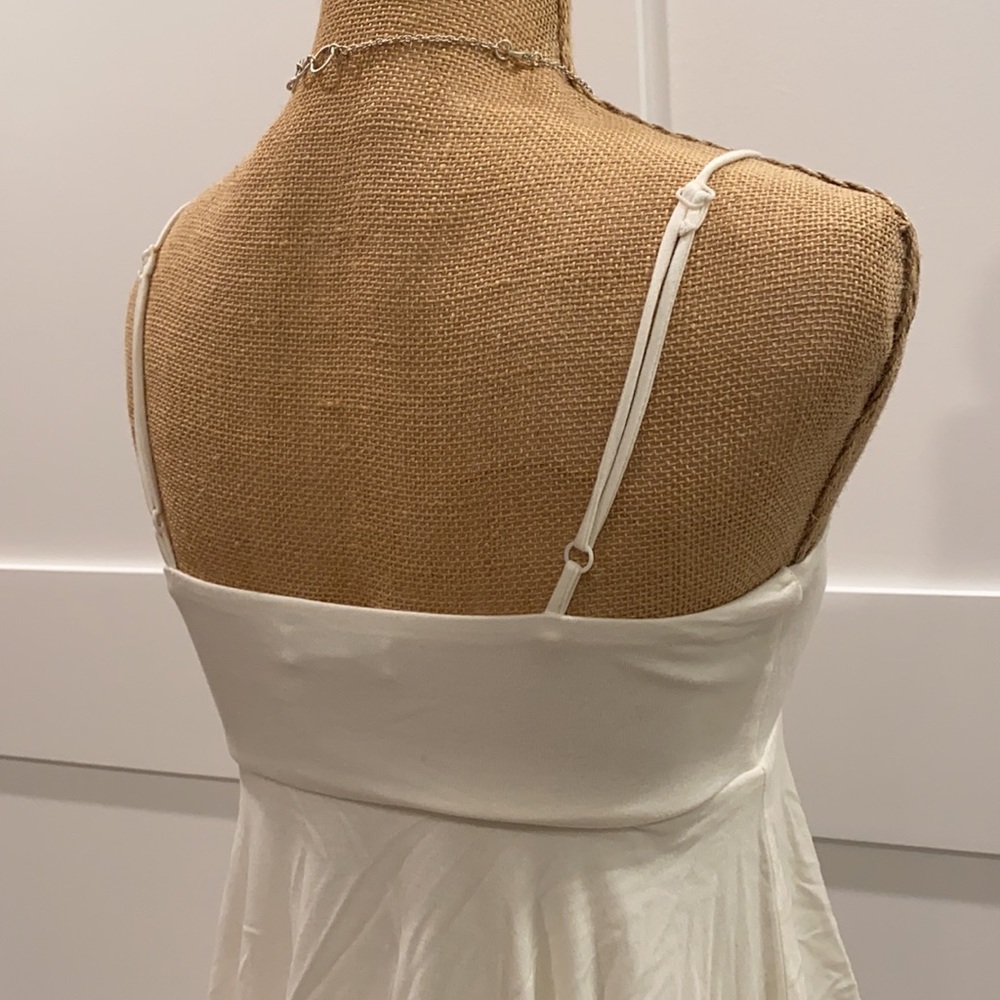 Forever 21 White Black Eyelash Lace Tank Top - Picture 6 of 10